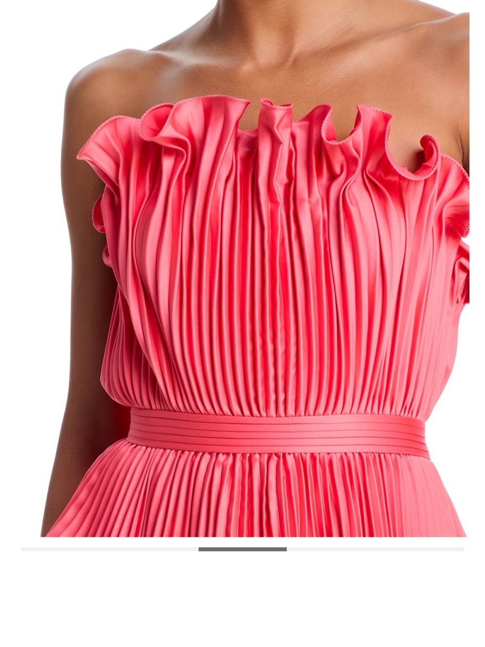 AMUR Janey Tiered Shell Midi Dress Size 8 - Picture 3 of 4